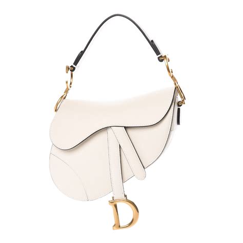 dior saddle bag white price|authentic dior saddle bag.